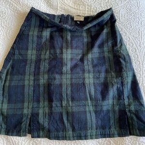 Brandy Melville plaid mini skirt